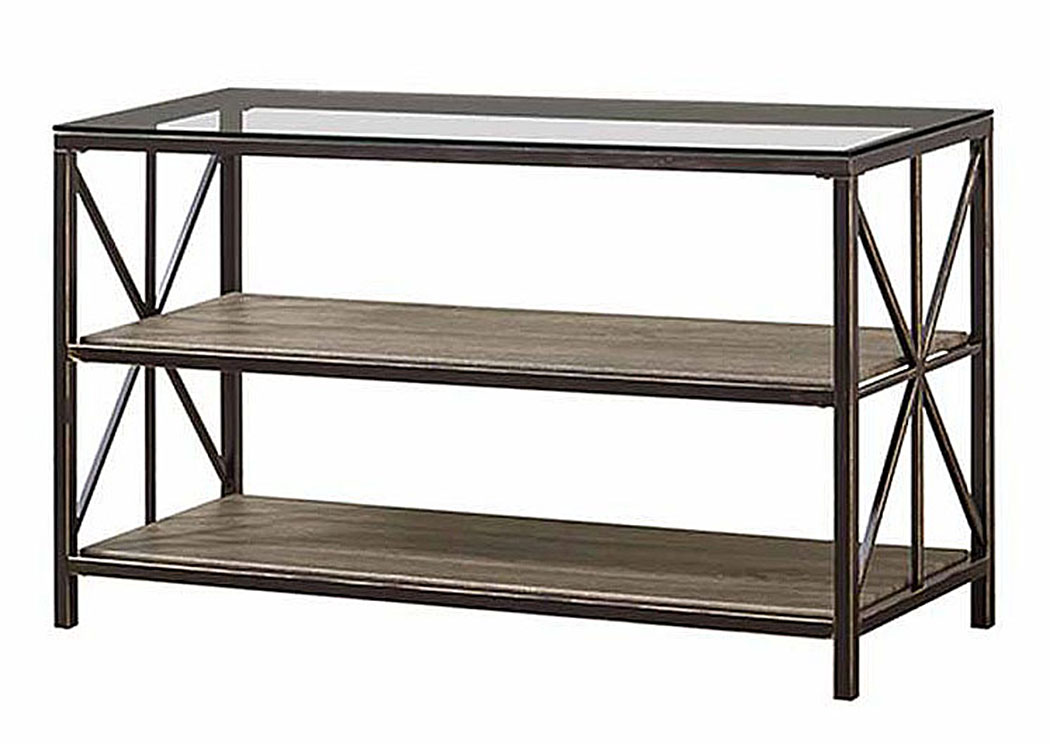 Black Brush Gold Sofa Table,ABF Coaster Furniture