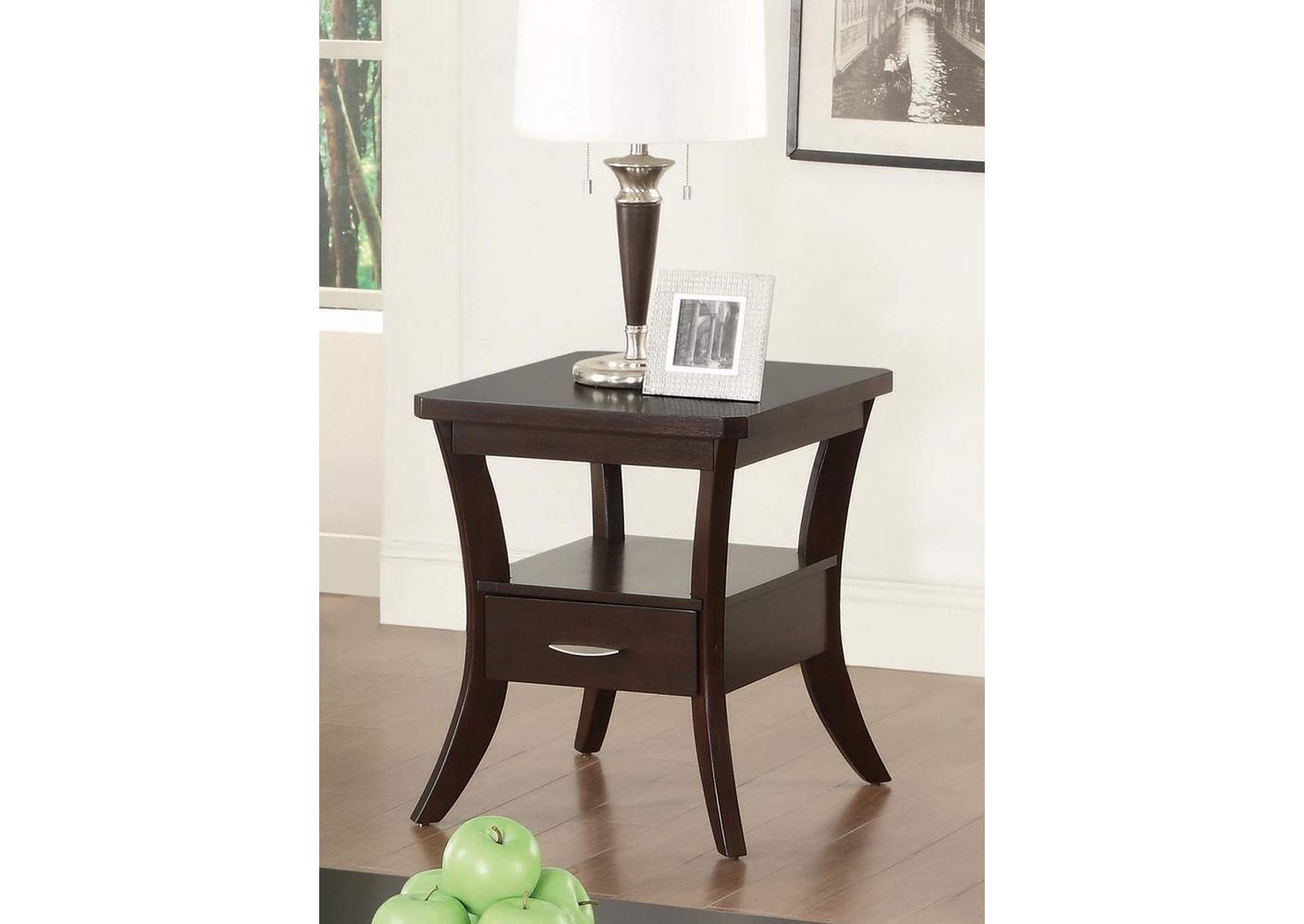 Espresso End Table,ABF Coaster Furniture
