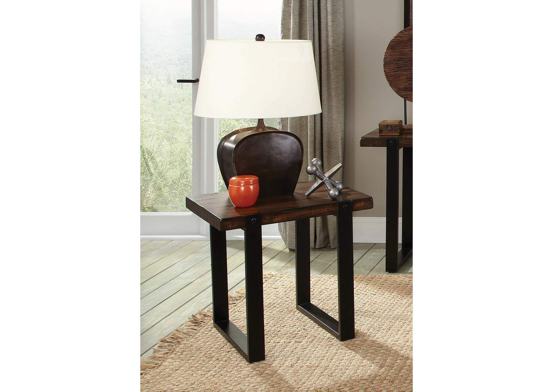 Brown/ Black End Table,ABF Coaster Furniture