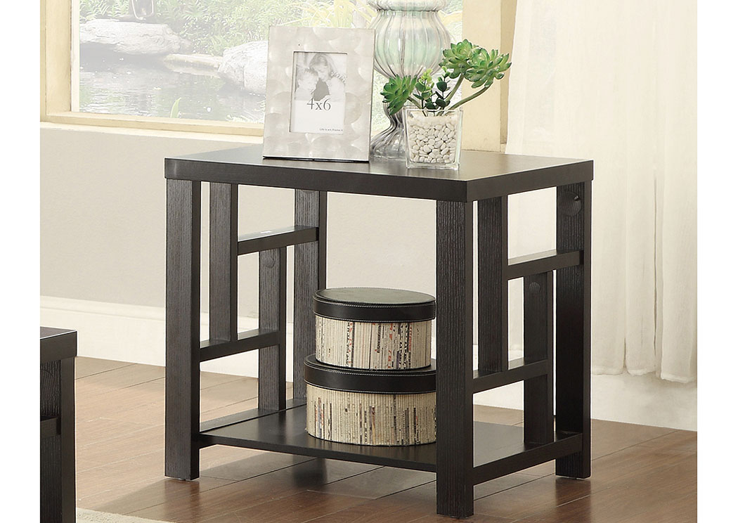 Cappuccino End Table,ABF Coaster Furniture