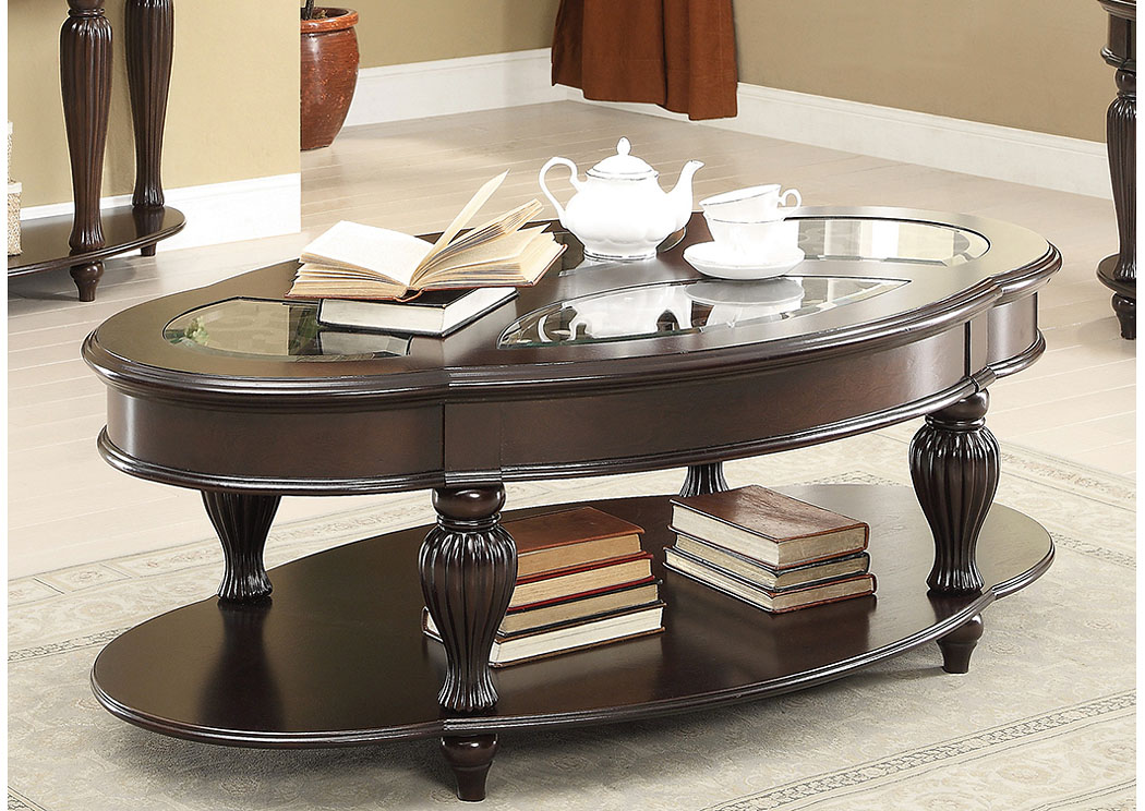 Dark Cherry Coffee Table,ABF Coaster Furniture
