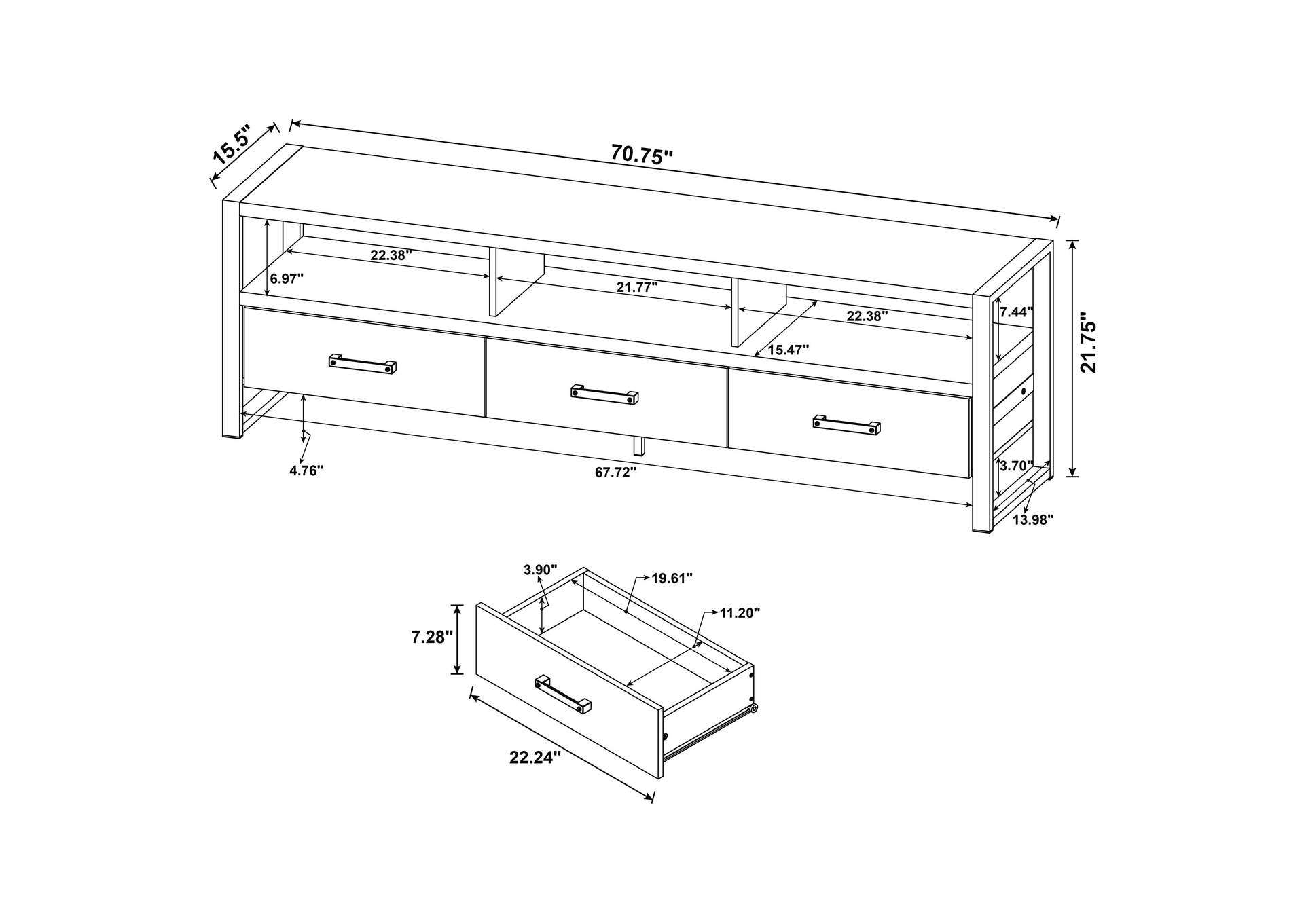 TV STAND,Coaster Furniture