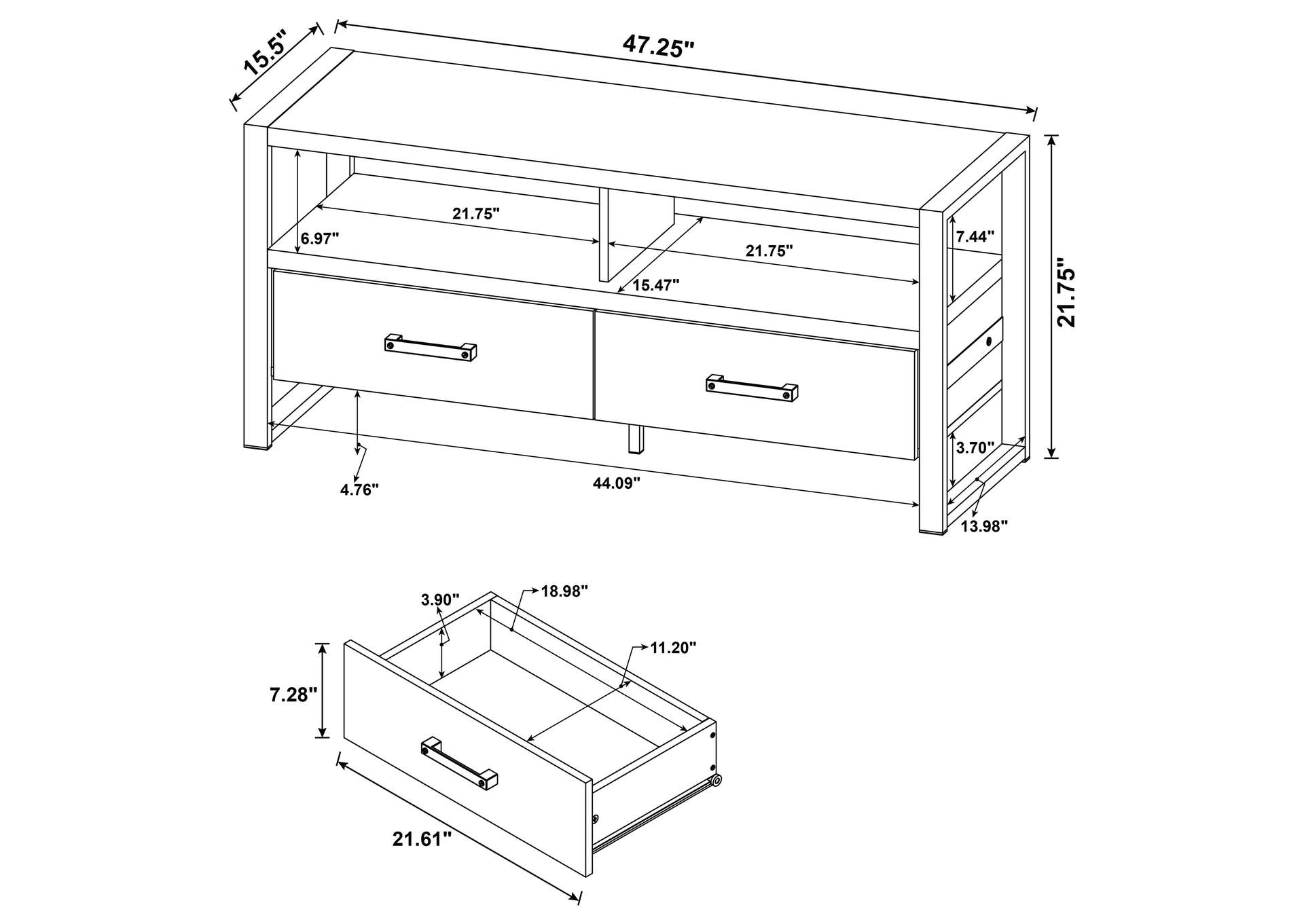 TV STAND,Coaster Furniture