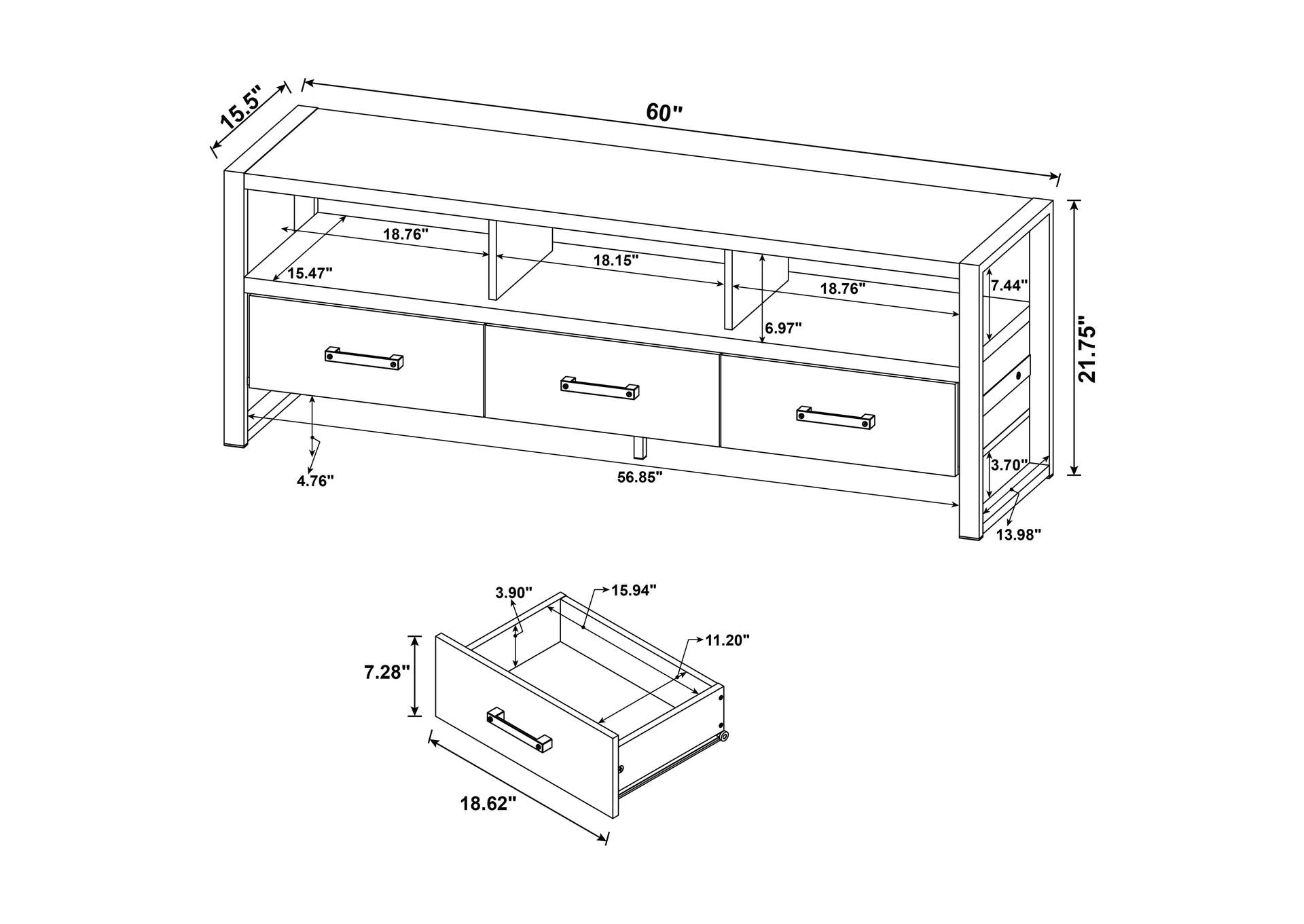 TV STAND,Coaster Furniture