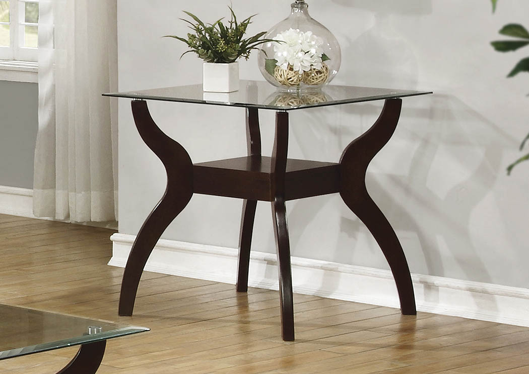 Cappuccino End Table,ABF Coaster Furniture
