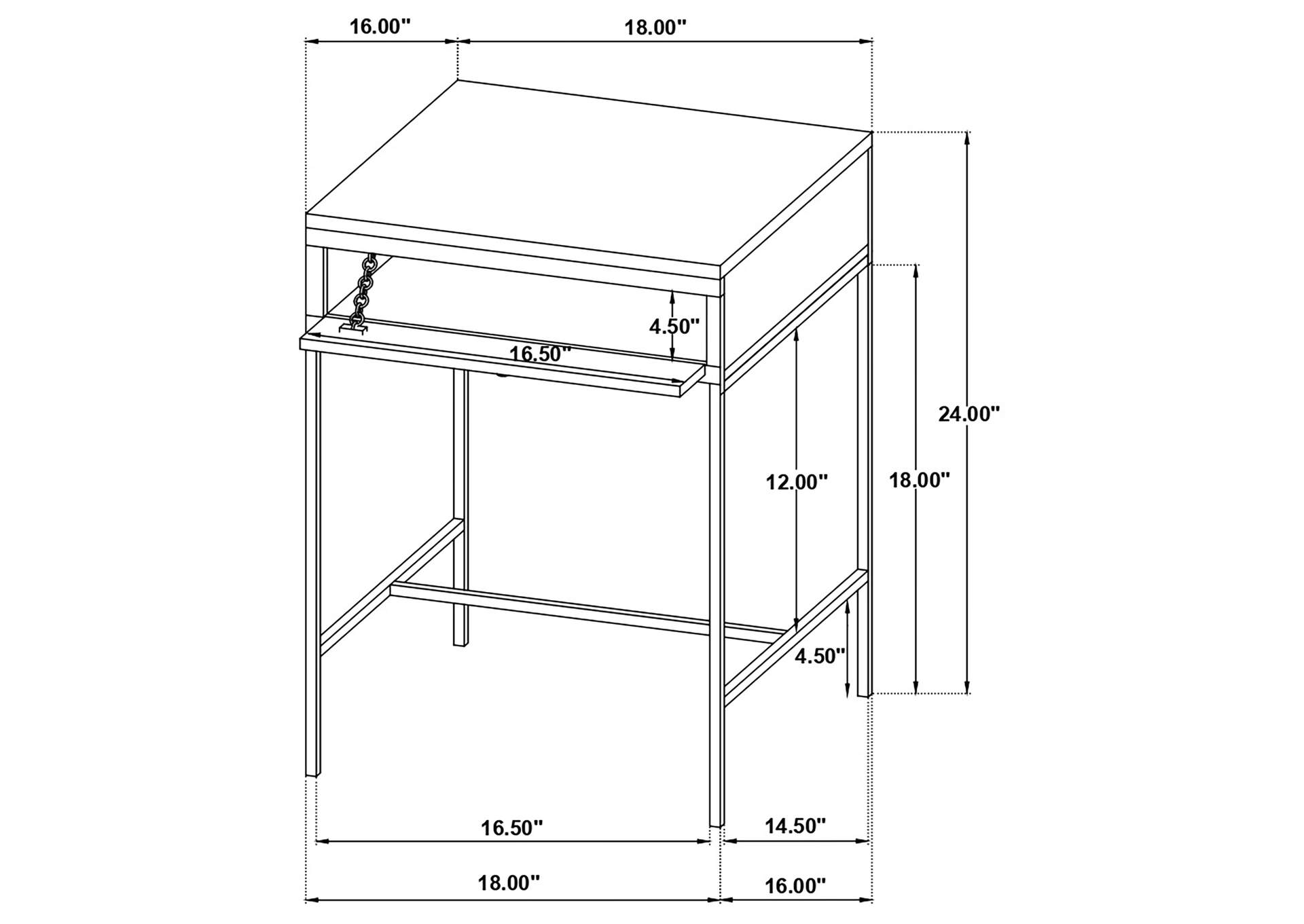 END TABLE,Coaster Furniture