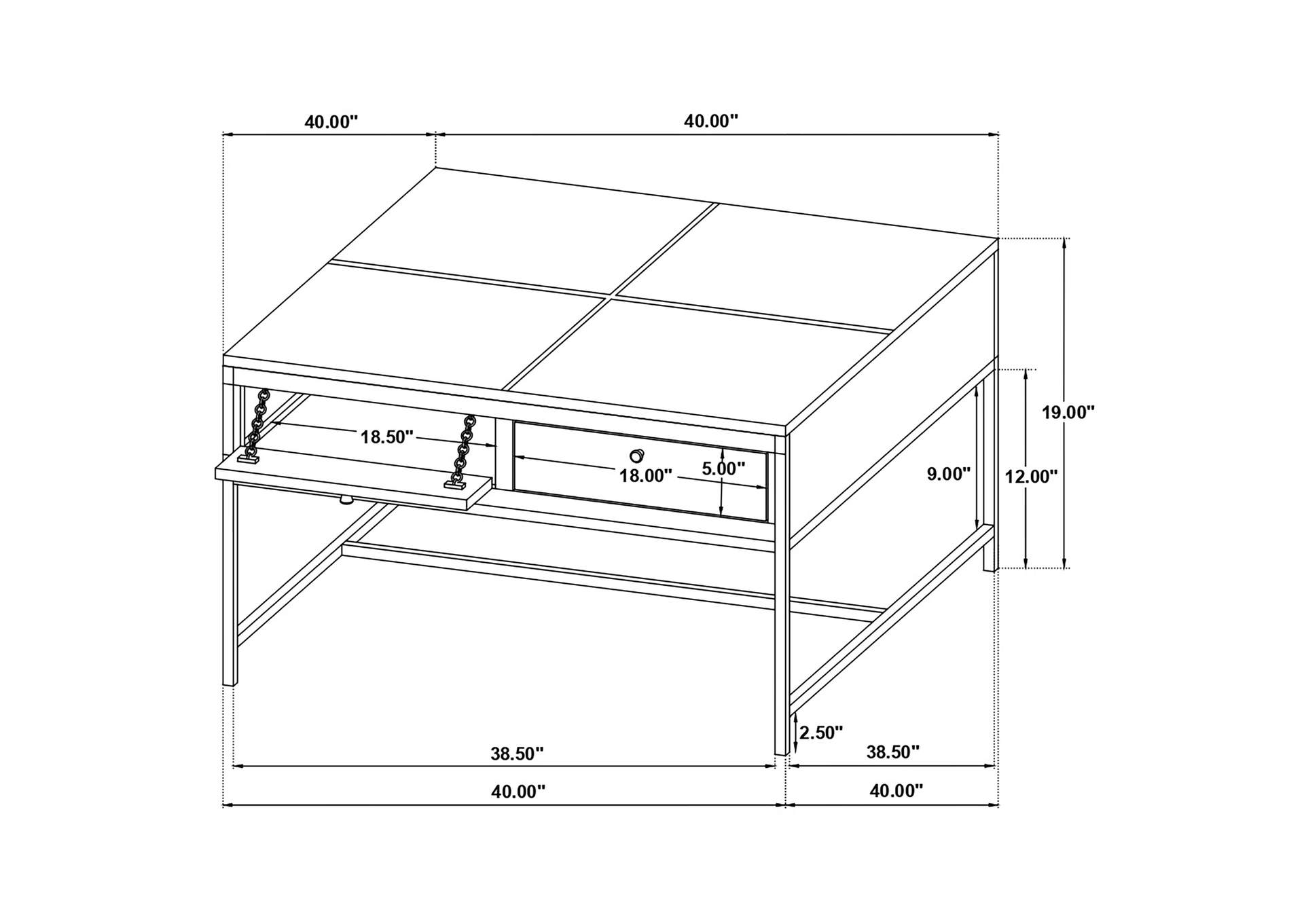 COFFEE TABLE,Coaster Furniture