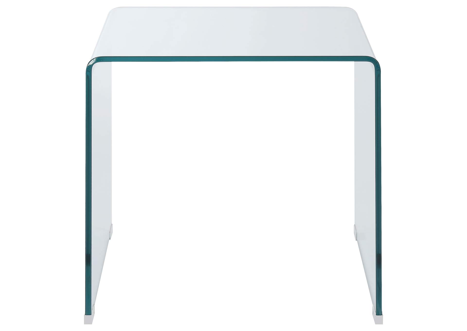 Ripley Square End Table Clear,Coaster Furniture