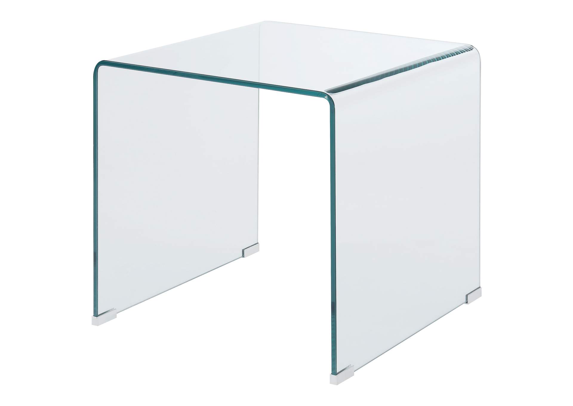 Ripley Square End Table Clear,Coaster Furniture