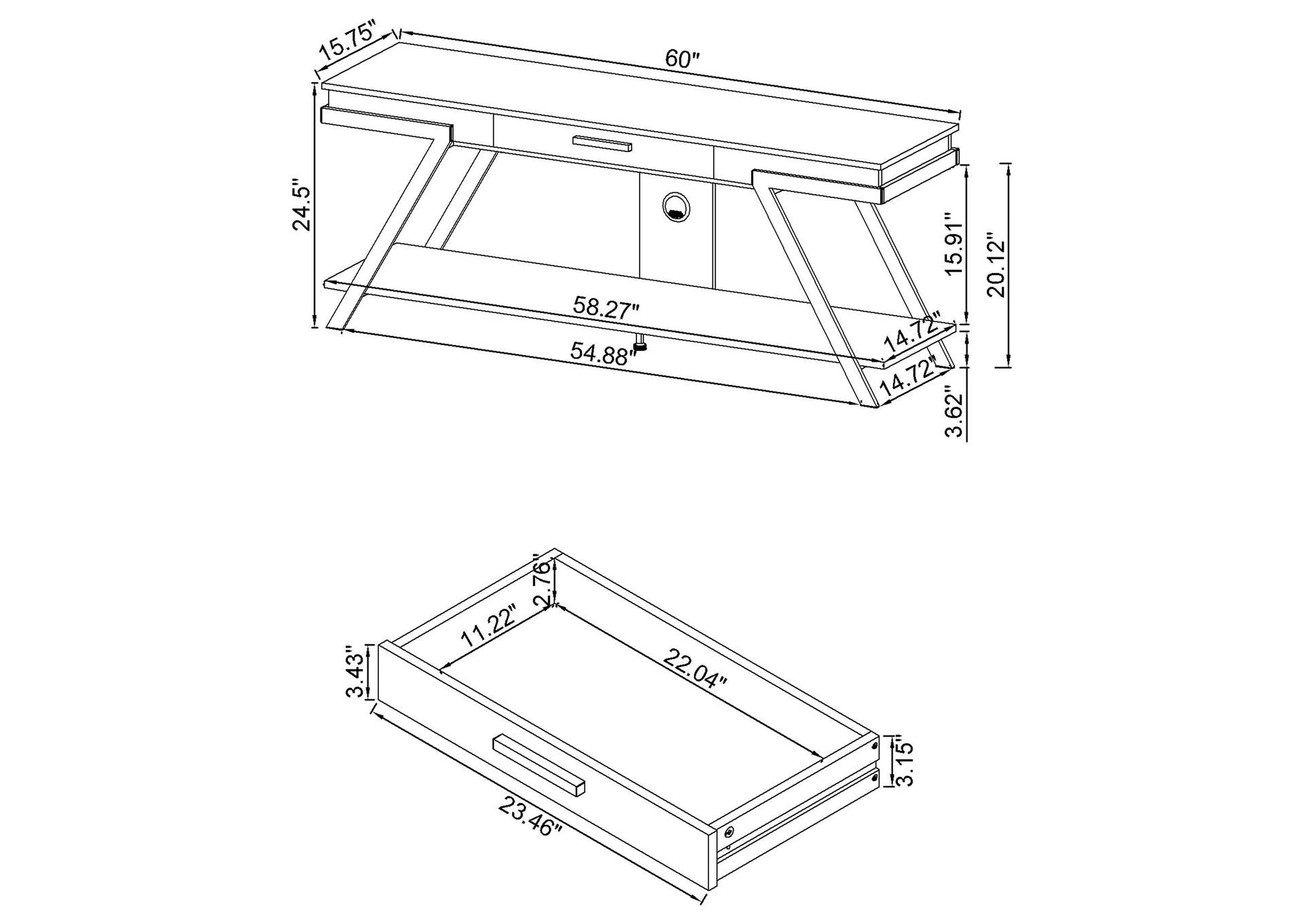 TV STAND,Coaster Furniture