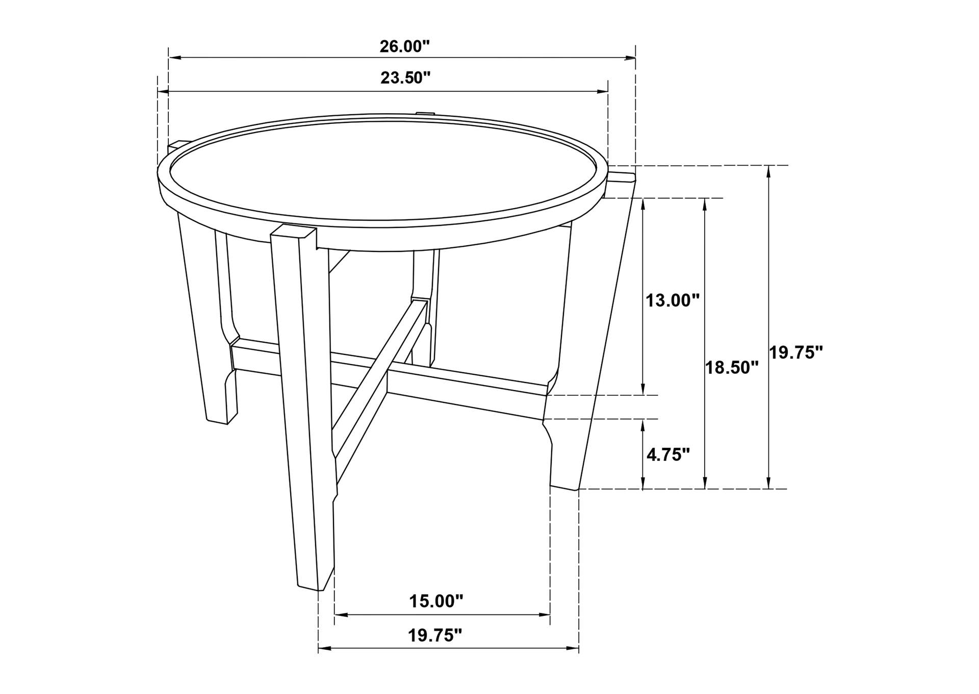 END TABLE,Coaster Furniture