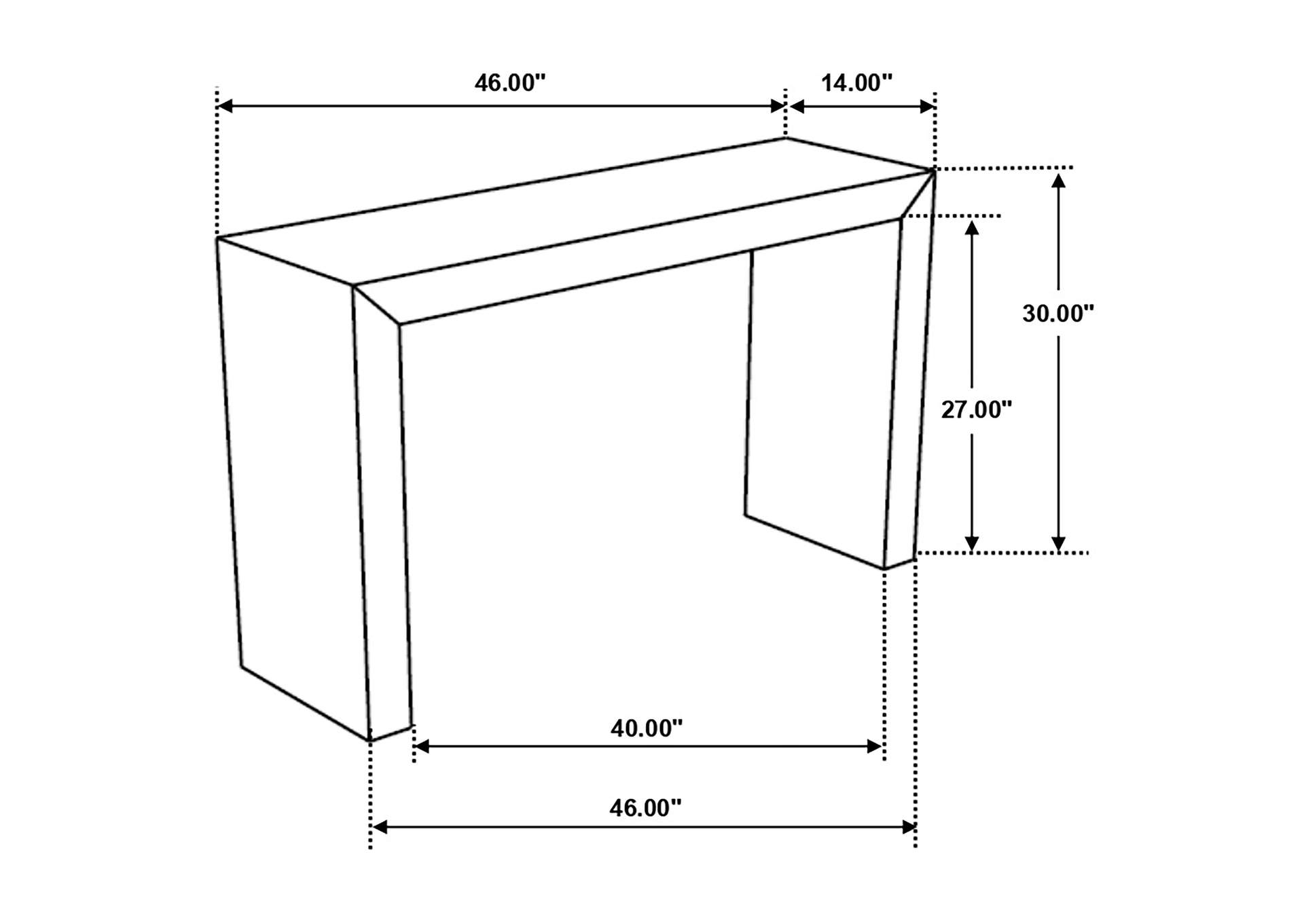 SOFA TABLE,Coaster Furniture