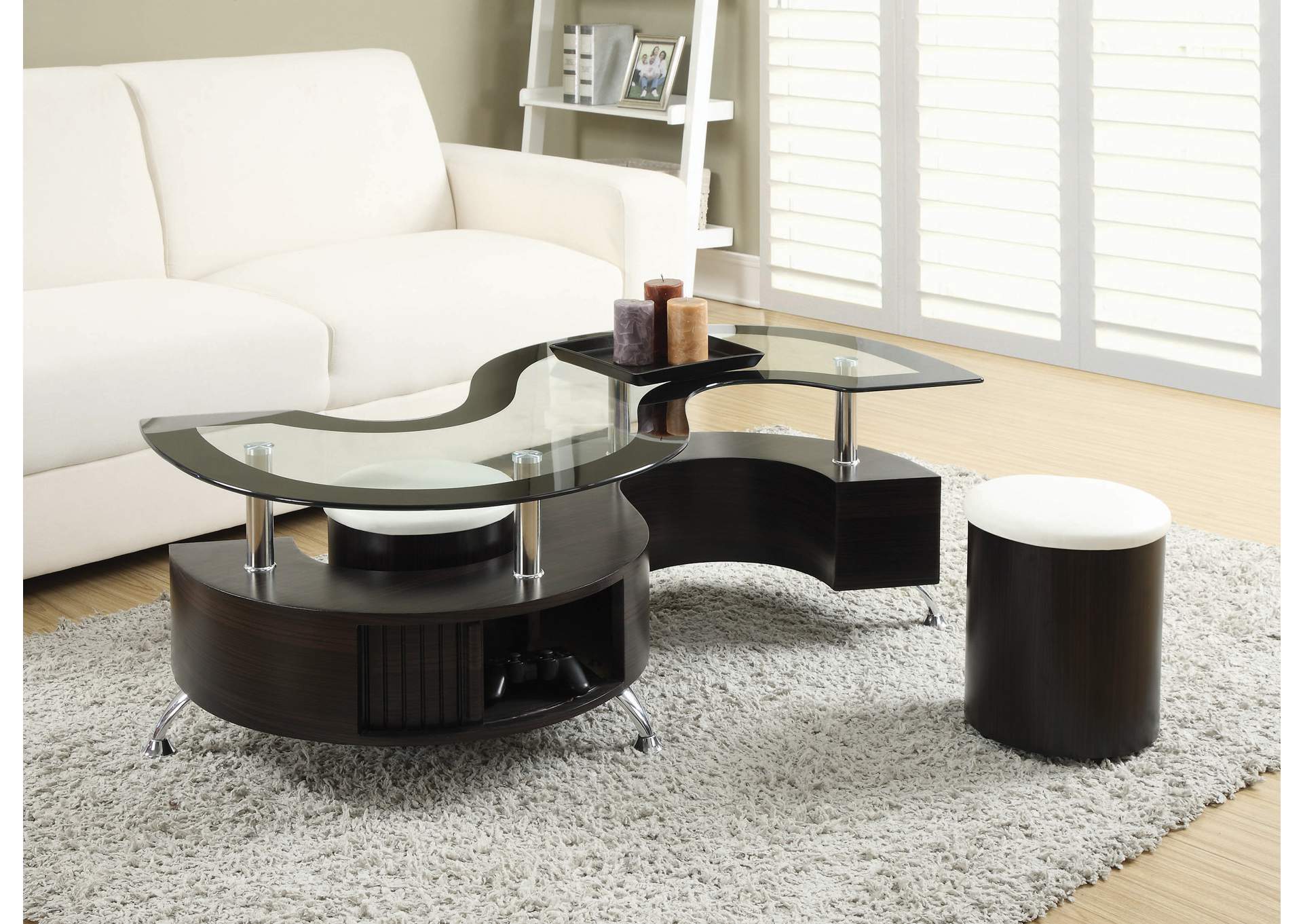Cappuccino Coffee Table,ABF Coaster Furniture