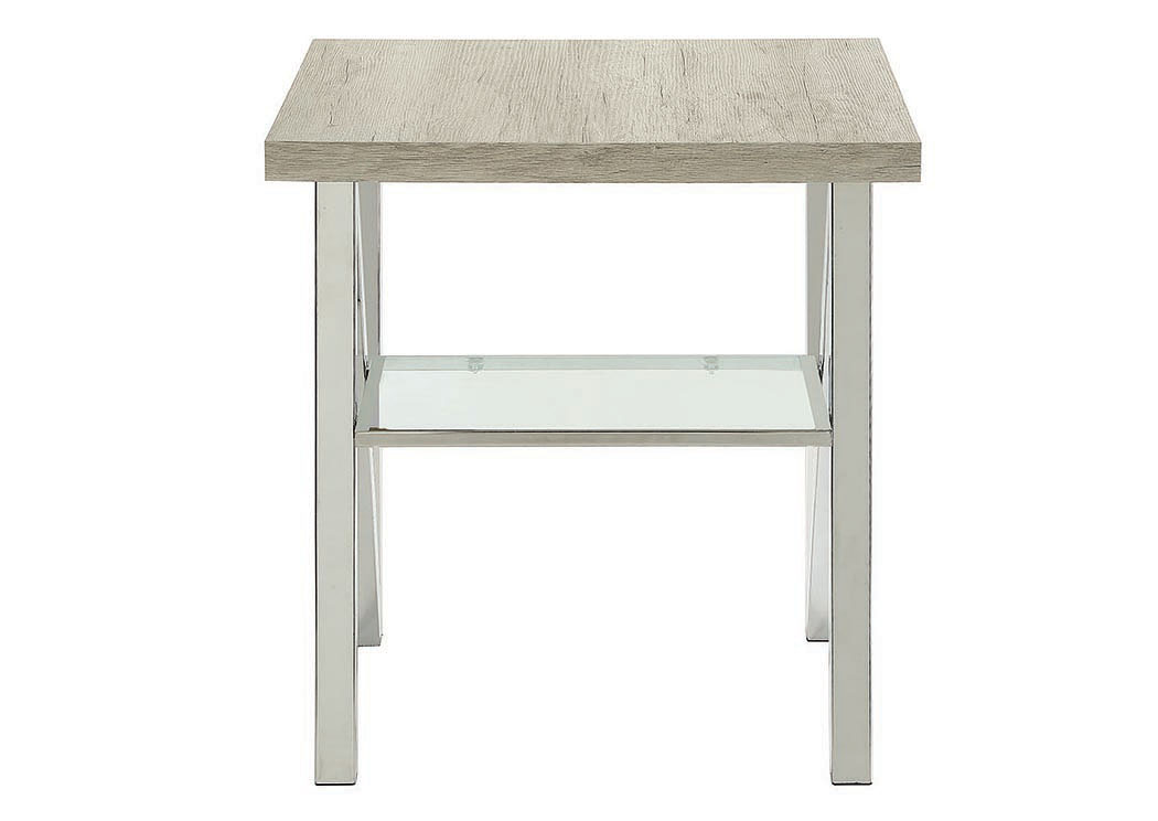 Grey Quorra End Table,ABF Coaster Furniture