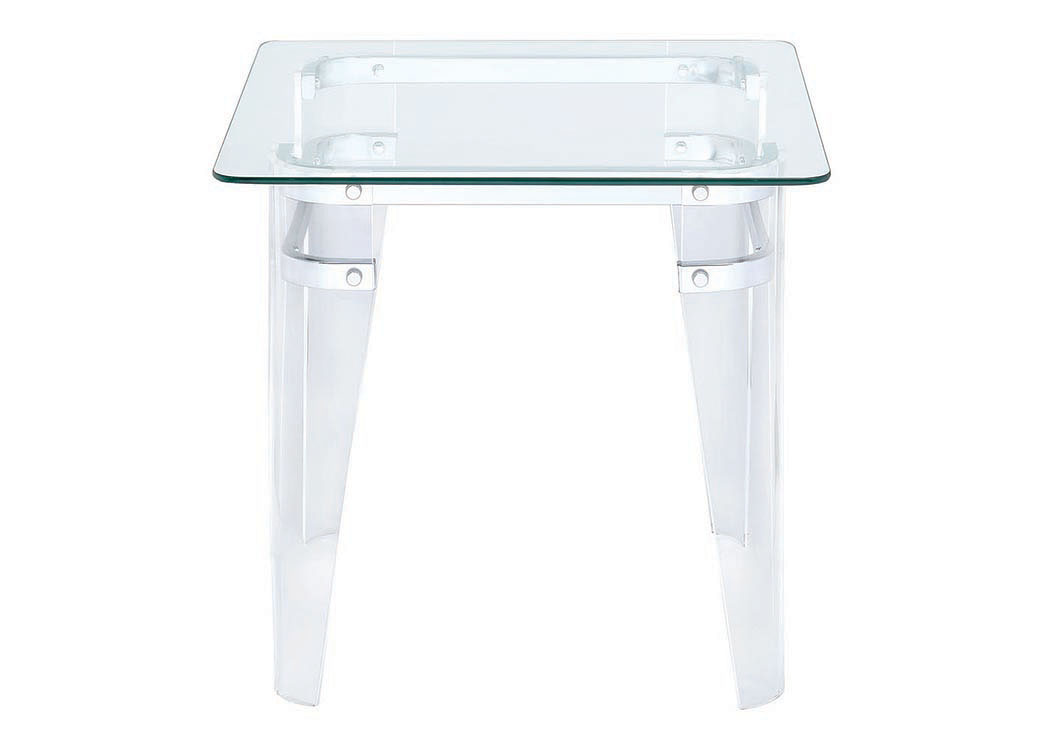 Clear End Table,ABF Coaster Furniture