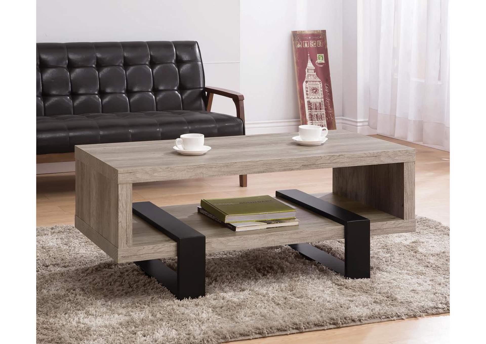 Grey Driftwood Coffee Table,ABF Coaster Furniture