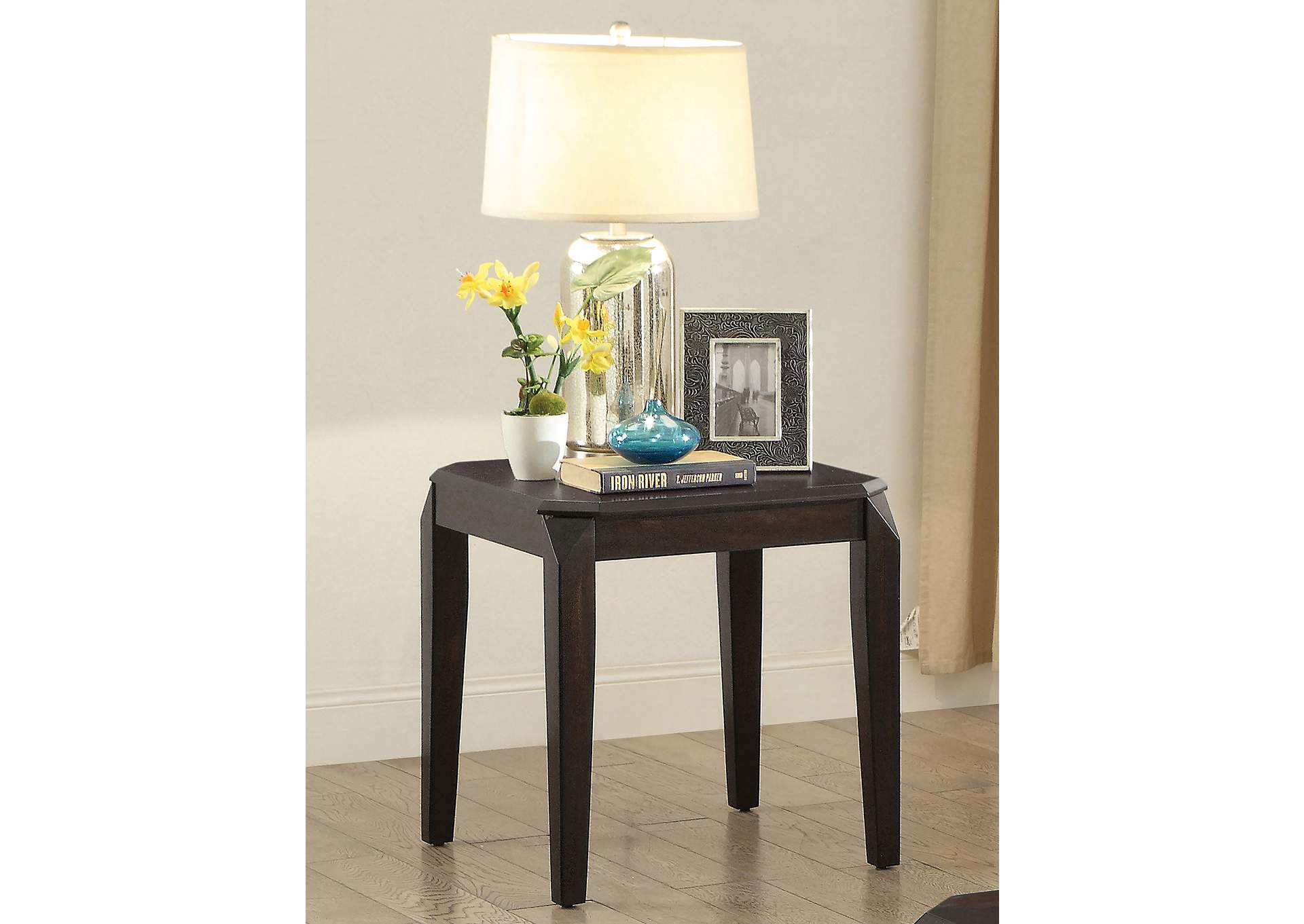 Baylor Square End Table Walnut,Coaster Furniture