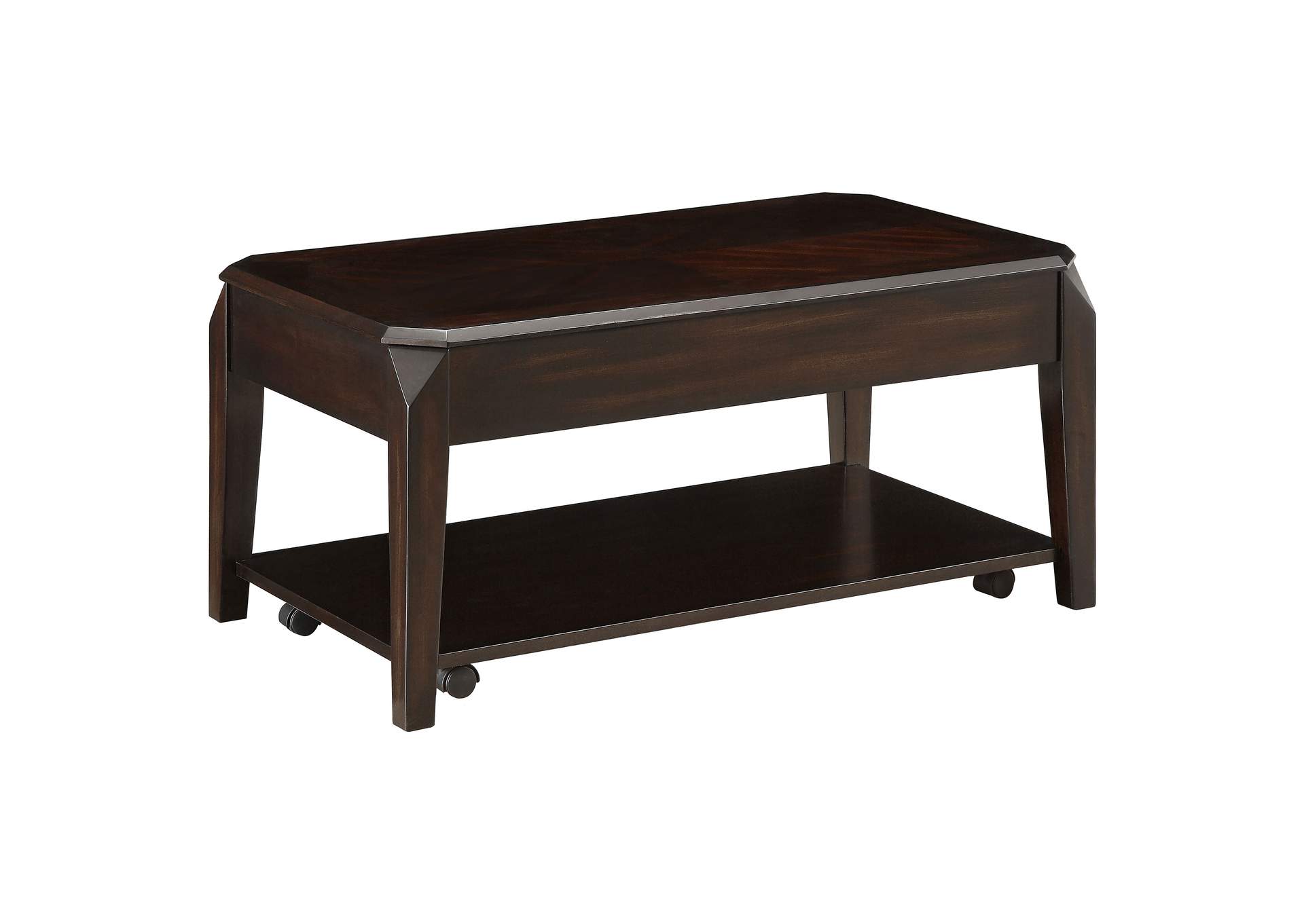 Baylor Lift Top Coffee Table with Hidden Storage Walnut,Coaster Furniture