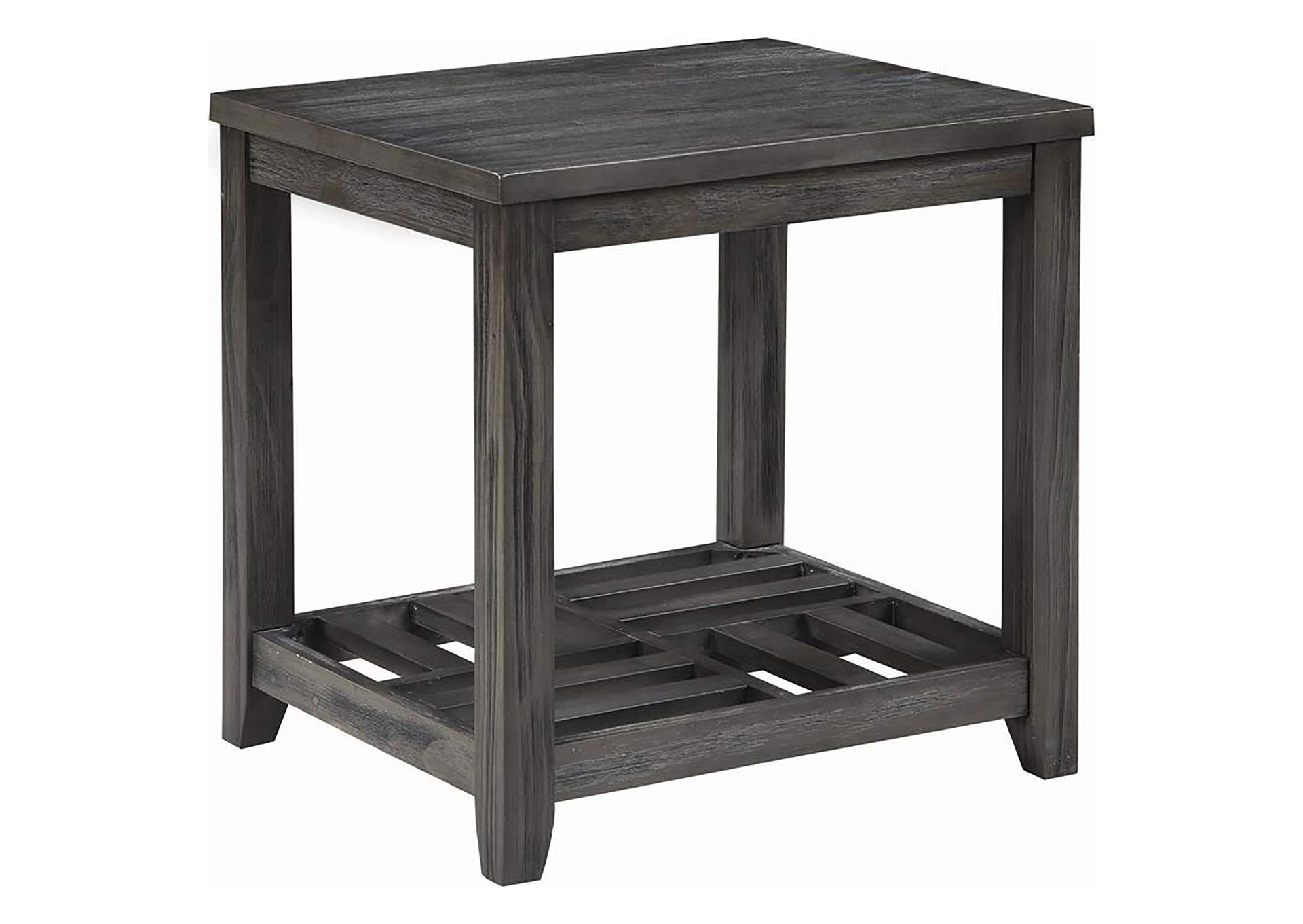 Cliffview 1-shelf Rectangular End Table Grey,Coaster Furniture