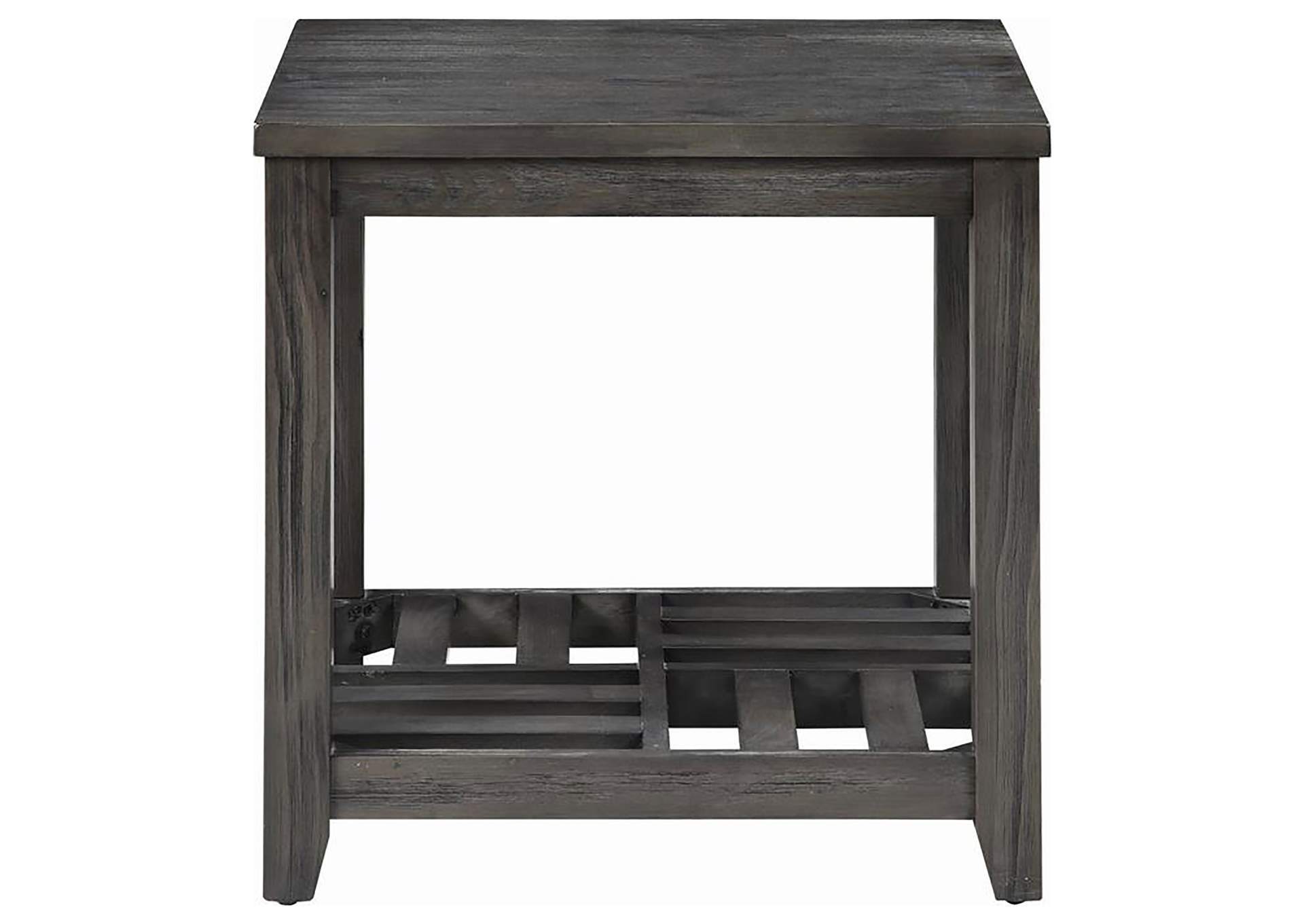 Cliffview 1-shelf Rectangular End Table Grey,Coaster Furniture