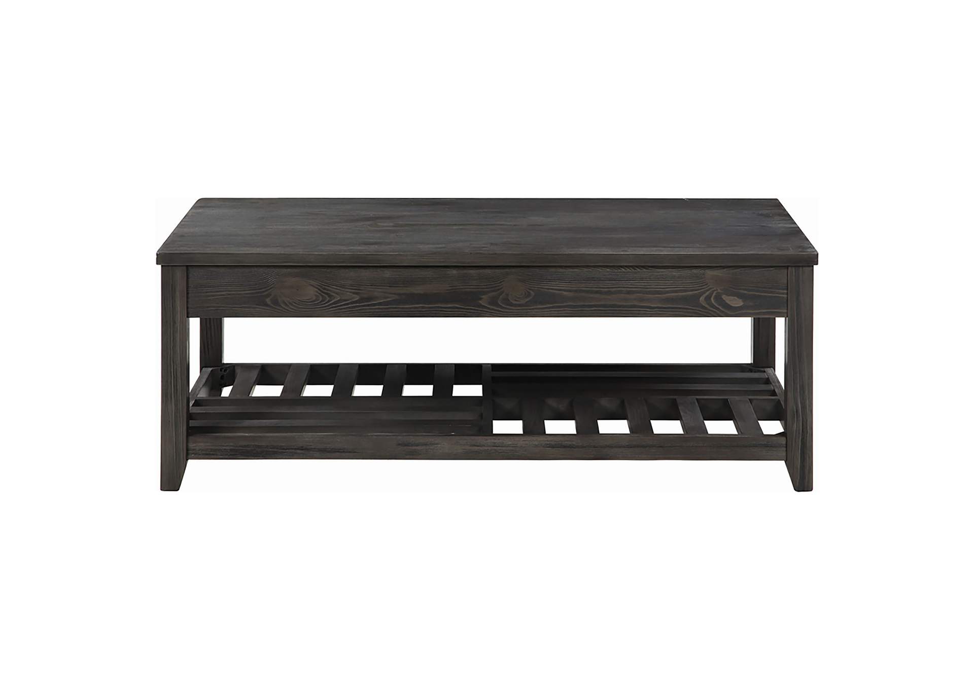 Cliffview Lift Top Coffee Table with Storage Cavities Grey,Coaster Furniture