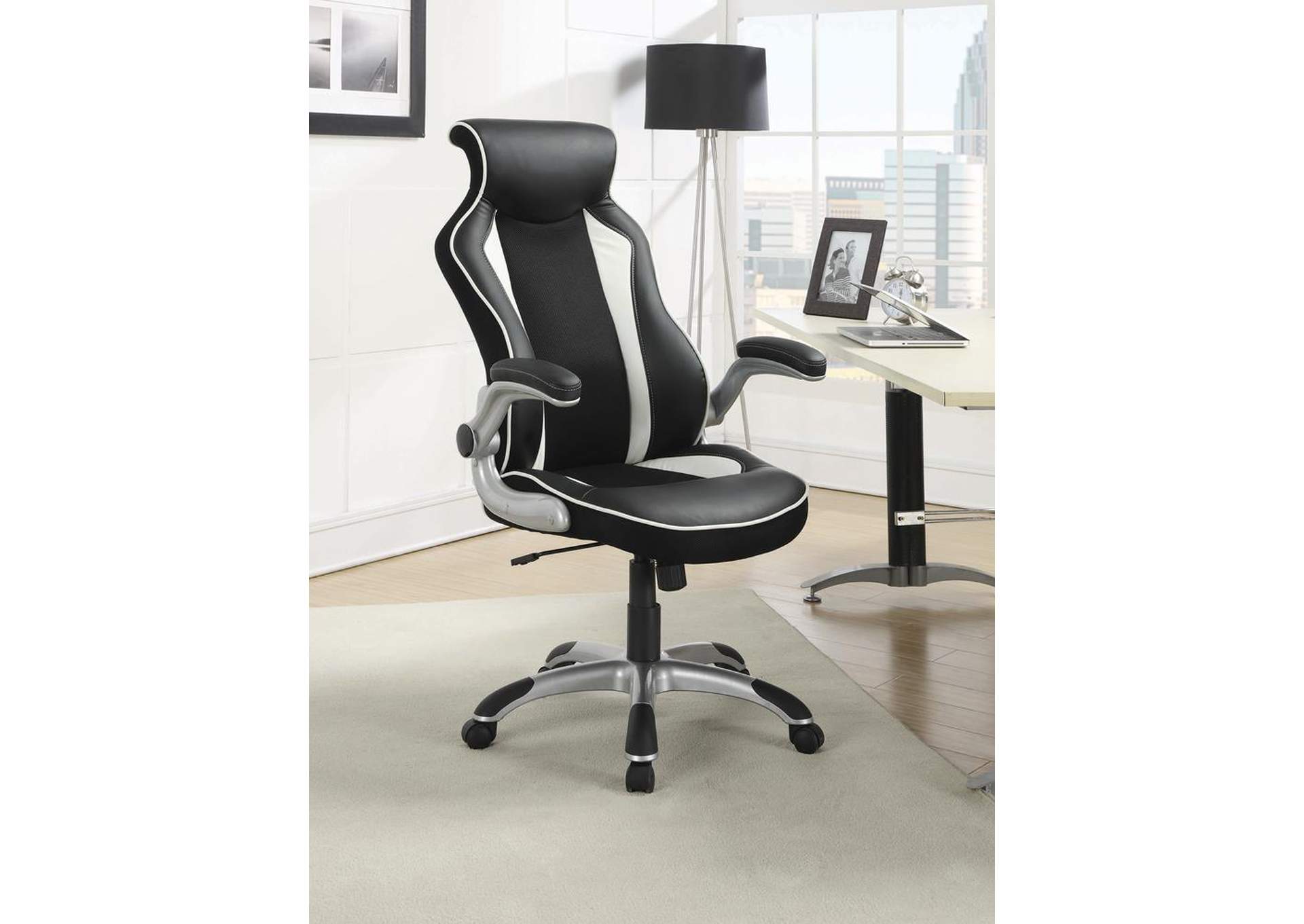 Black/ White Office Chair,ABF Coaster Furniture
