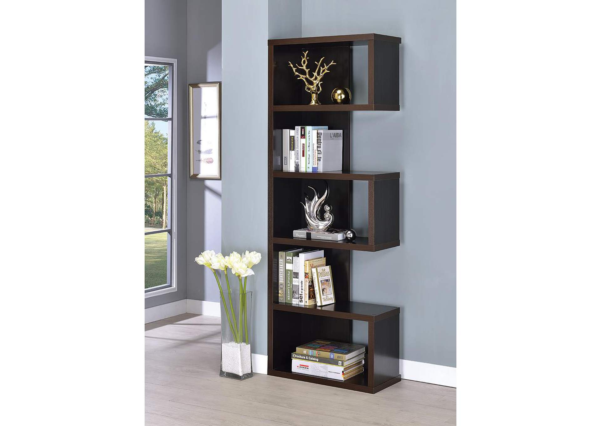 Cappuccino Bookcase,ABF Coaster Furniture