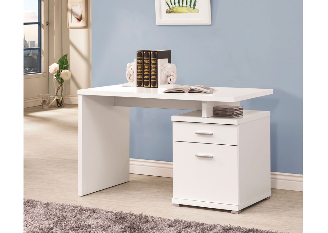 White Desk,ABF Coaster Furniture