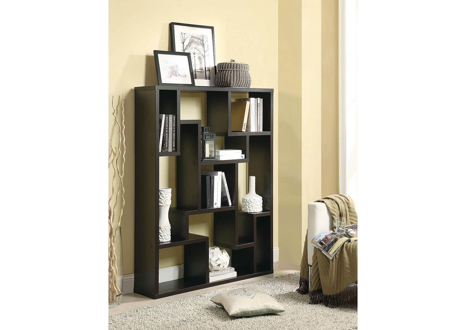 Cappuccino Bookcase,ABF Coaster Furniture