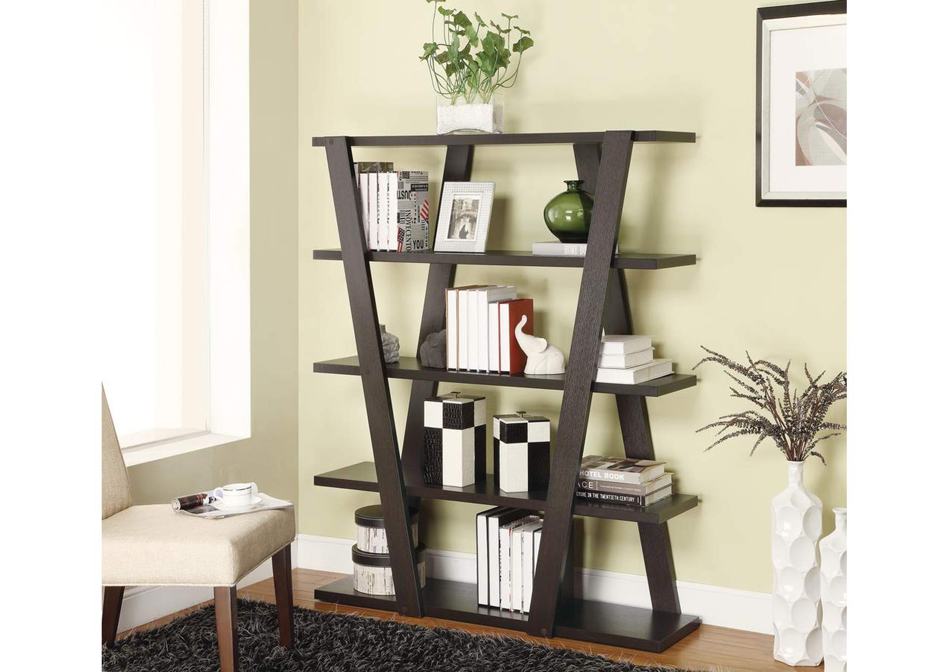 Cappuccino Bookcase,ABF Coaster Furniture