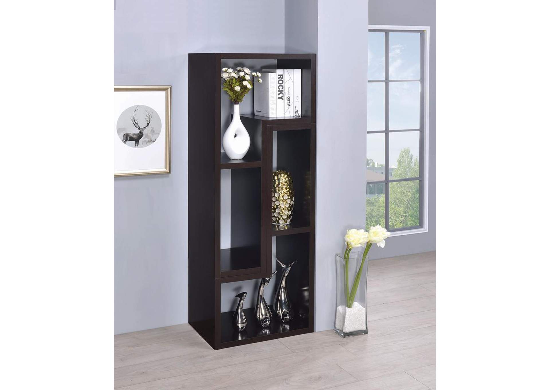 Cappuccino Bookcase,ABF Coaster Furniture