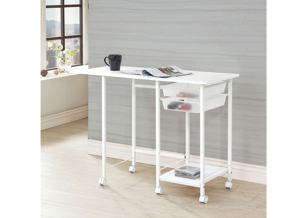 White Desk Set,ABF Coaster Furniture