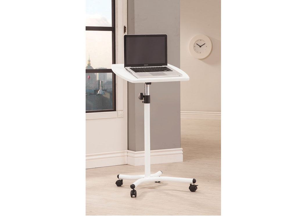 White Laptop Stand,ABF Coaster Furniture