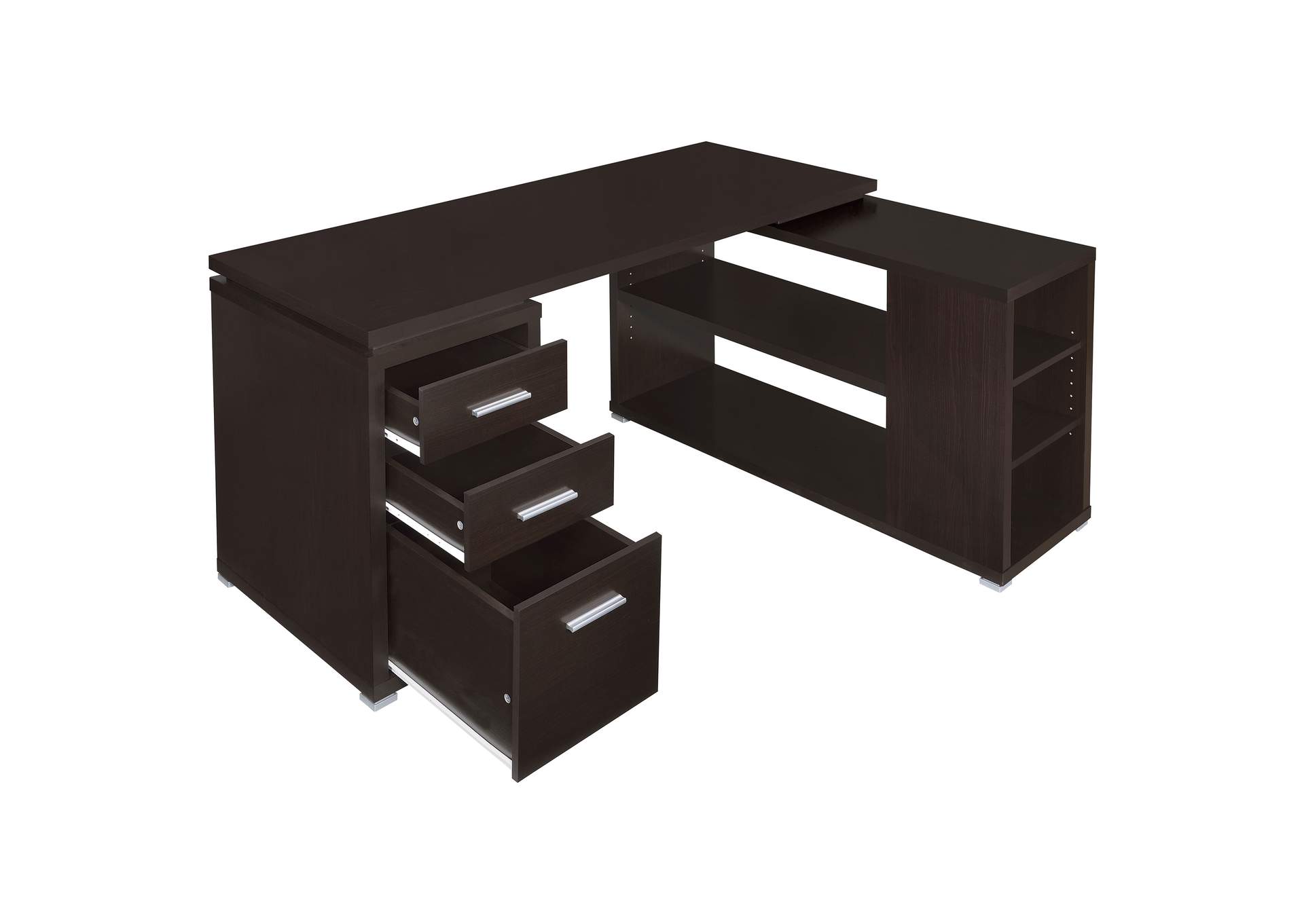 L-SHAPE OFFICE DESK,Coaster Furniture