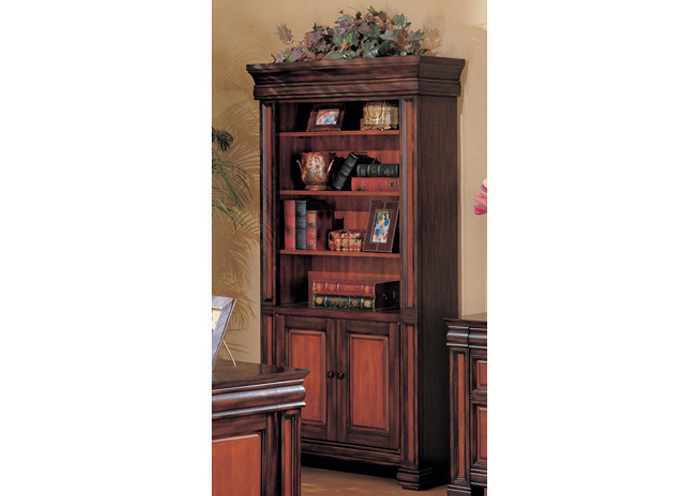 Espresso/ Red Brown Bookcase,ABF Coaster Furniture