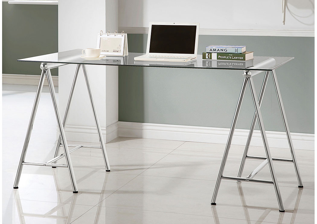 Nickel Writing Desk,ABF Coaster Furniture