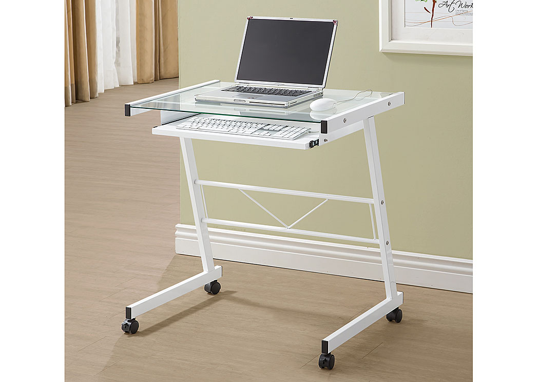 White Computer Desk,ABF Coaster Furniture