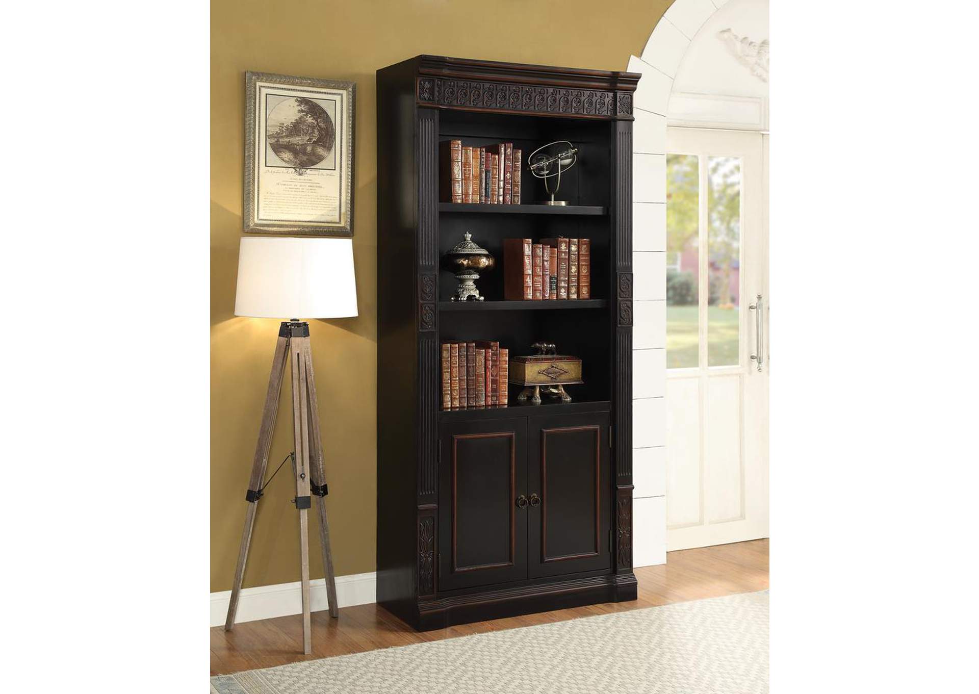 Two Tone Single Bookcase,ABF Coaster Furniture