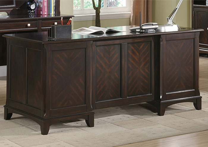 Garson Walnut Desk,ABF Coaster Furniture