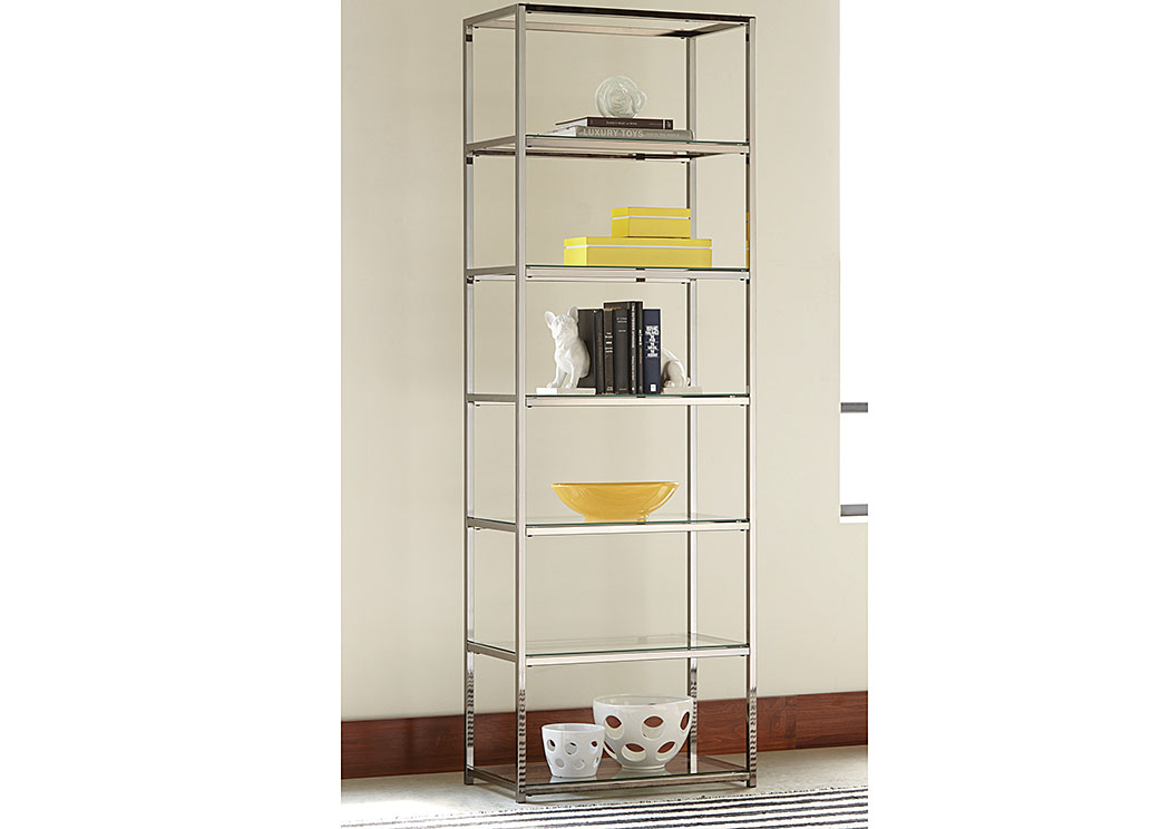 Black Nickel Bookcase,ABF Coaster Furniture