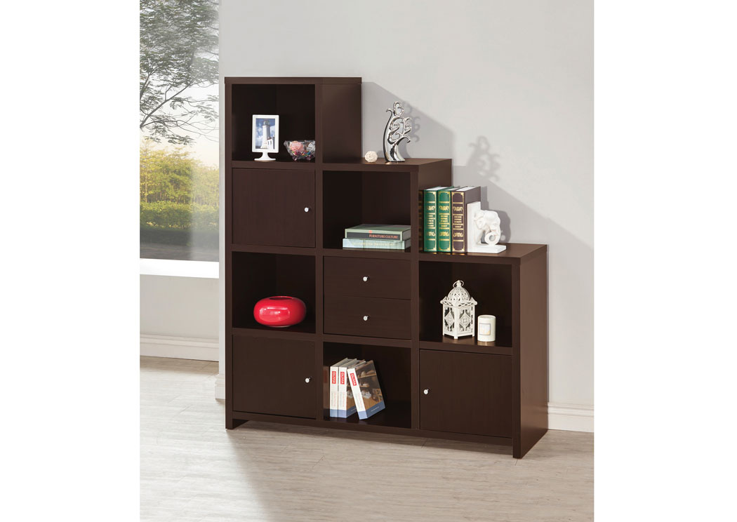 Cappuccino Bookshelf,ABF Coaster Furniture