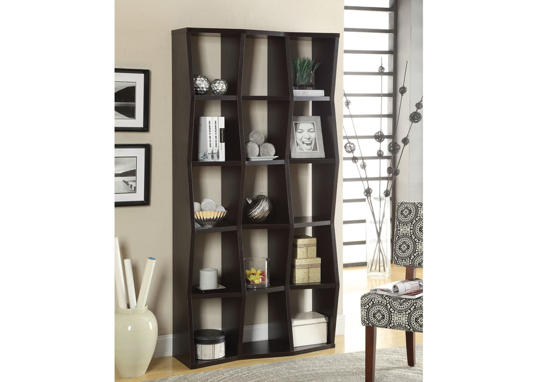 Cappuccino Bookshelf,ABF Coaster Furniture