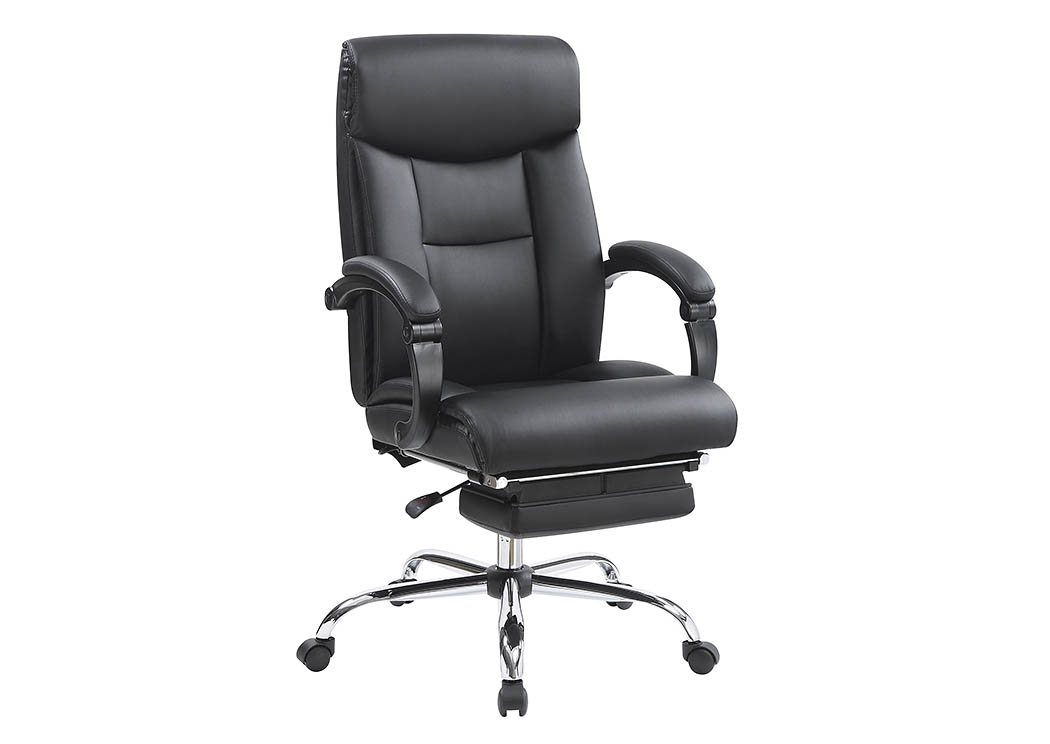 Black Leatherette Office Chair,ABF Coaster Furniture