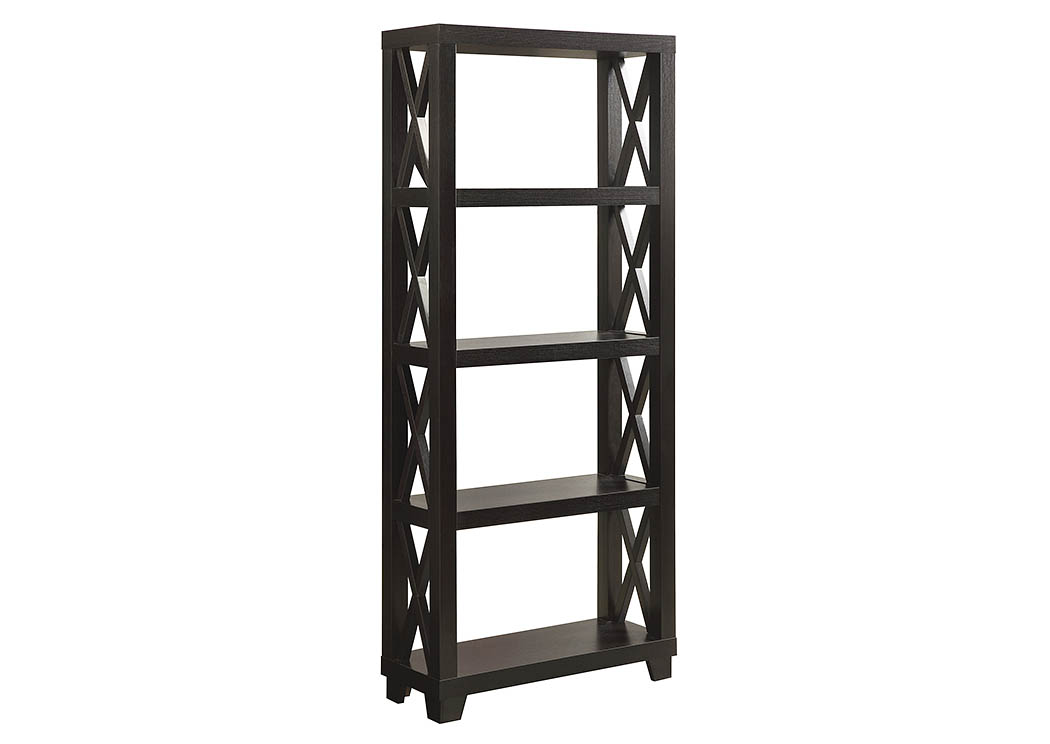 Humfrye Cappuccino Bookcase,ABF Coaster Furniture