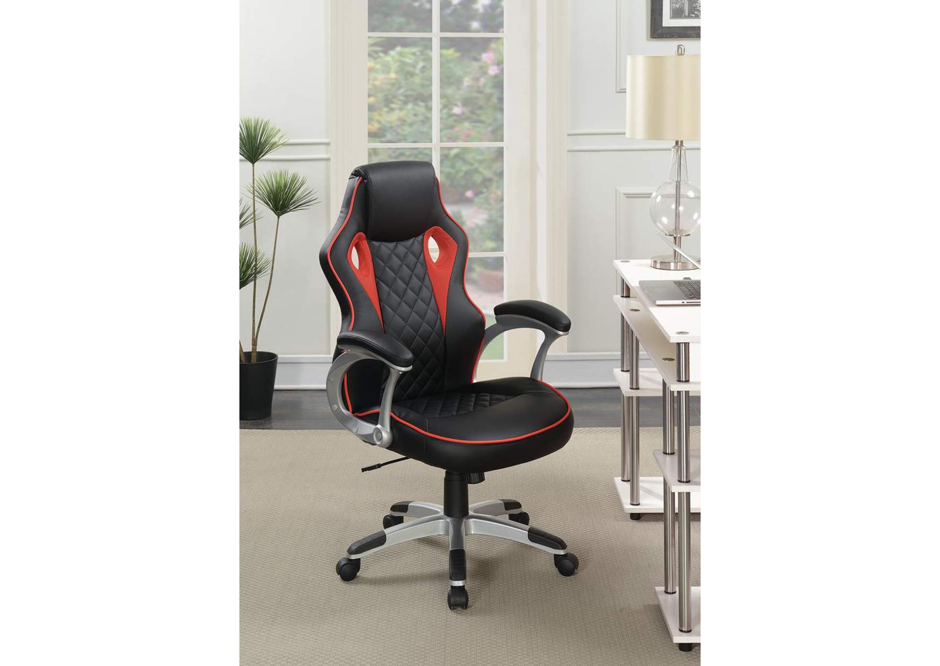 Black/Red Office Chair,ABF Coaster Furniture