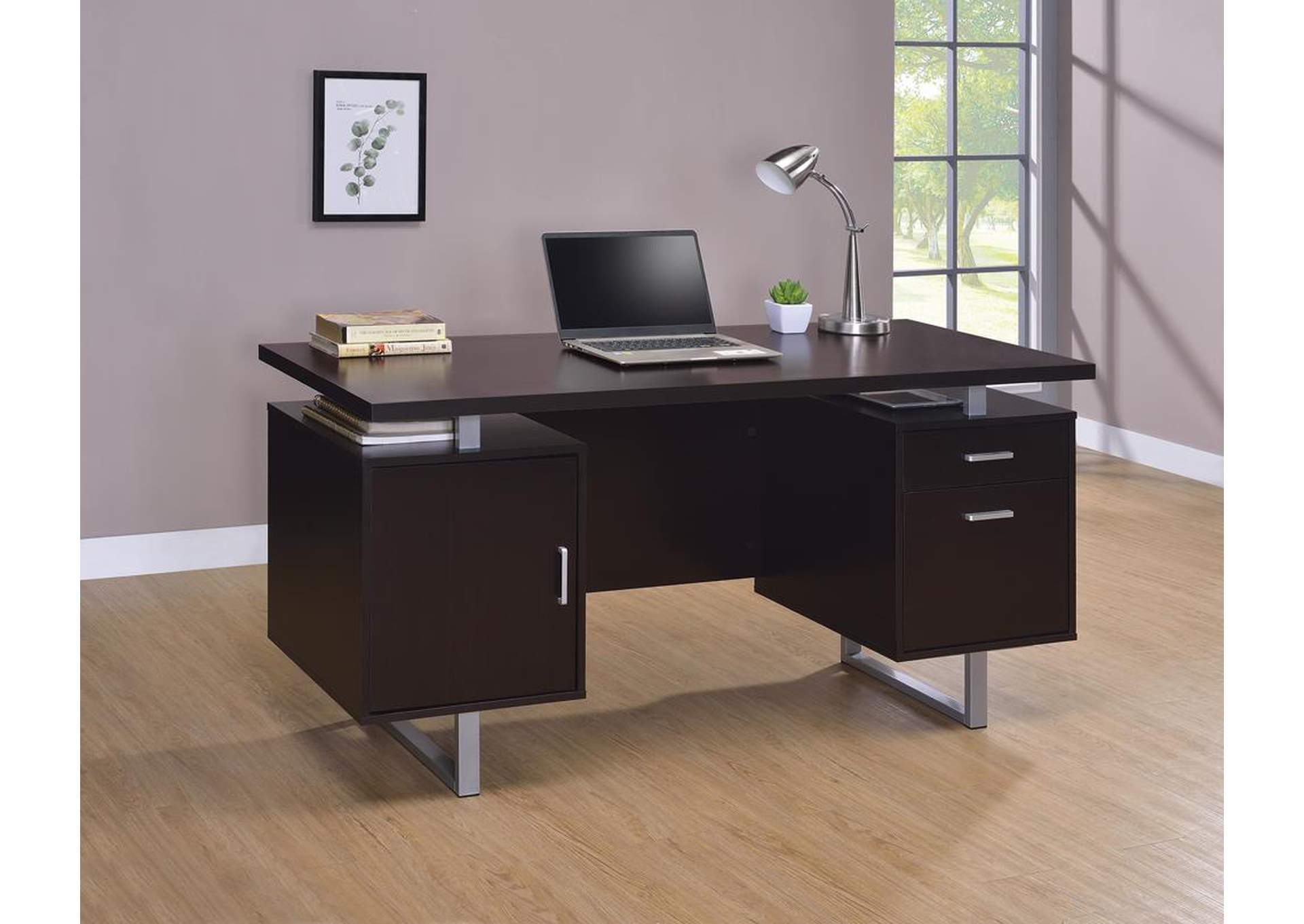 Cappuccino Desk,ABF Coaster Furniture