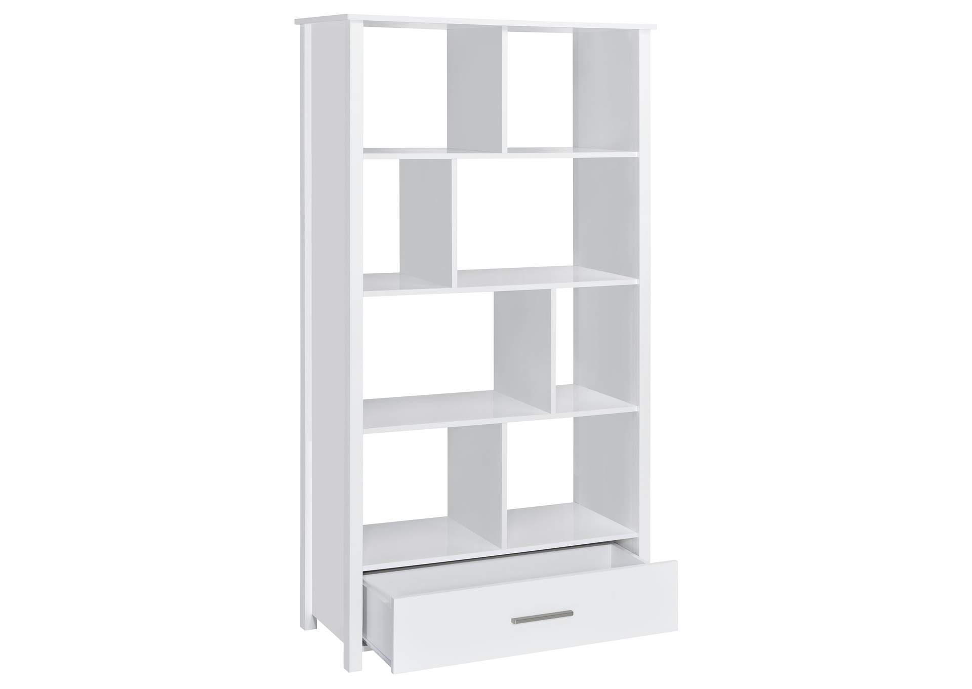 Dylan Rectangular 8-shelf Bookcase,Coaster Furniture