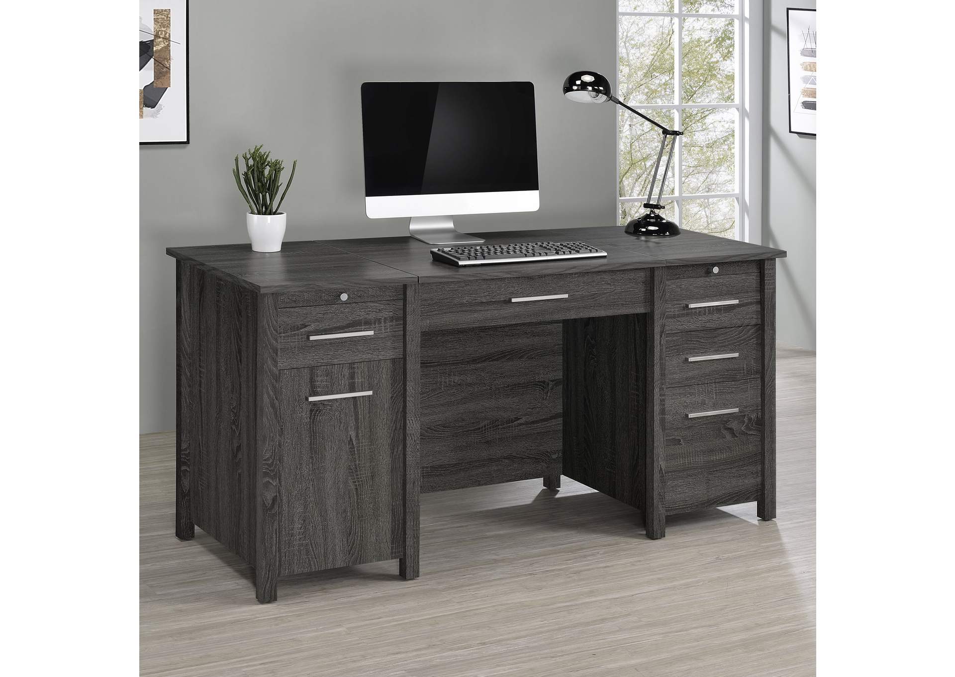 Dylan 4-drawer Lift Top Office Desk,Coaster Furniture