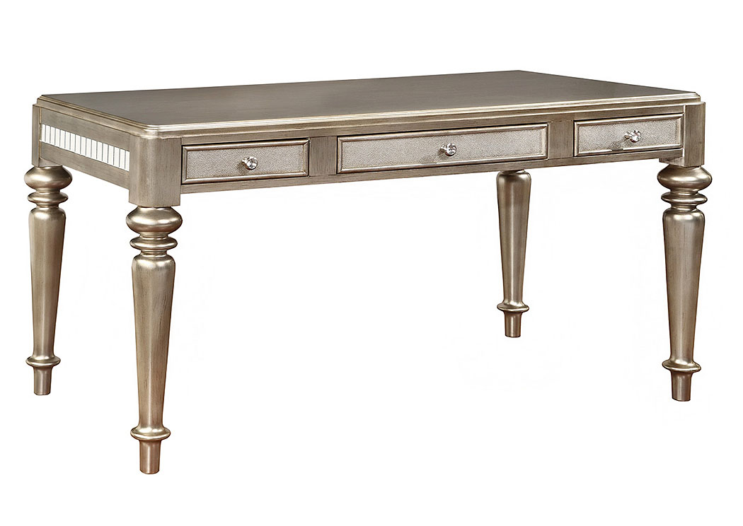 Metallic Platinum Writing Desk,ABF Coaster Furniture