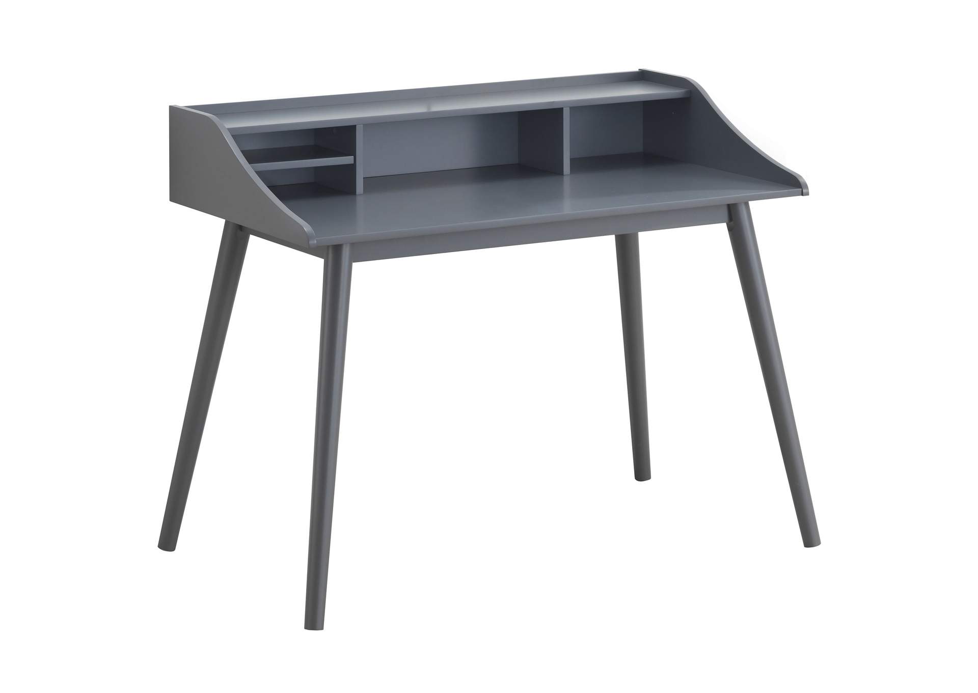 Percy 4-compartment Writing Desk Grey,Coaster Furniture